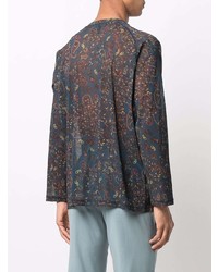 Needles Long Sleeve Paisley T Shirt