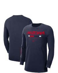 Nike Navy Arizona Wildcats Word Long Sleeve T Shirt At Nordstrom
