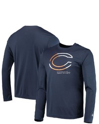 New Era Navy Chicago Bears Combine Authentic Sections Long Sleeve T Shirt At Nordstrom