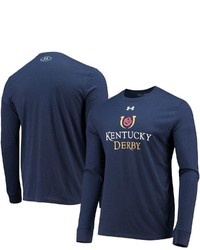 Under Armour Navy Kentucky Derby Run Baby Run Long Sleeve T Shirt At Nordstrom