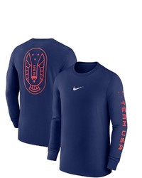 Nike Navy Team Usa Eagle Graphics Long Sleeve T Shirt At Nordstrom