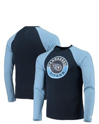 New Era Navylight Blue Tennessee Titans League Raglan Long Sleeve T Shirt At Nordstrom