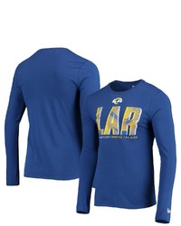 New Era Royal Los Angeles Rams Combine Authentic Static Abbreviation Long Sleeve T Shirt At Nordstrom