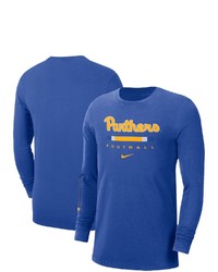 Nike Royal Pitt Panthers Word Long Sleeve T Shirt At Nordstrom