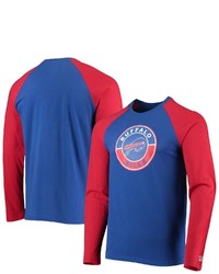 New Era Royalred Buffalo Bills League Raglan Long Sleeve T Shirt