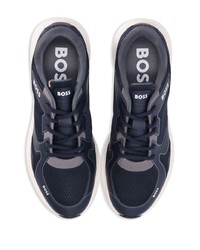 BOSS Logo Print Mesh Sneakers