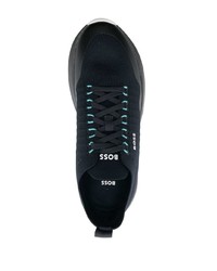 BOSS Logo Print Sock Style Sneakers