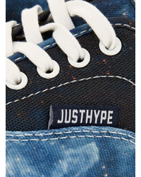 Topman Hype Blue Galaxy Print Sneakers