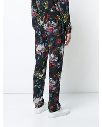 Tomas Maier Cropped Floral Print Trousers