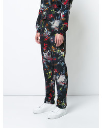 Tomas Maier Cropped Floral Print Trousers