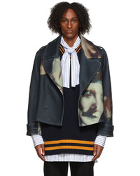 Charles Jeffrey Loverboy Multicolor Quarterdeck Cropped Peacoat
