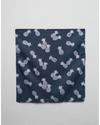 Asos Brand Pocket Square With Pineapple Print