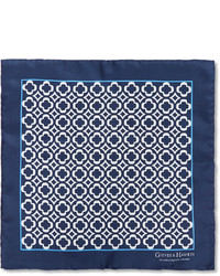 Gieves Hawkes Patterned Silk Pocket Square