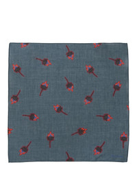 Ps By Paul Smith Navy Graphic Pocket Square