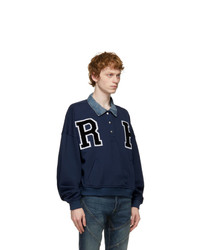 Rhude Blue Collegiate Sweatshirt