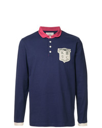 Kent & Curwen Long Sleeved Logo Polo Shirt