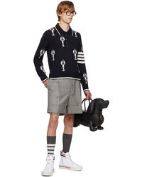 Thom Browne Navy Lobster Polo