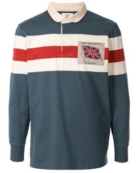 Kent & Curwen Stripe Print Polo Shirt