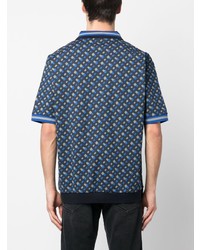 BOSS All Over Logo Print Polo Shirt