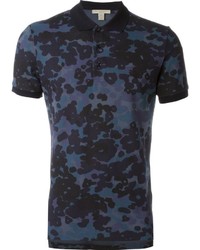 Burberry Brit Camouflage Print Polo Shirt