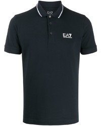 Ea7 Emporio Armani Contrast Trim Polo Shirt