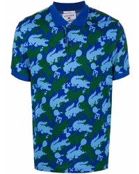 Lacoste Crocodile Print Logo Polo Shirt