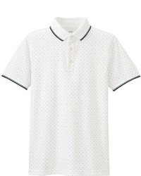 Uniqlo Dry Pique Micro Dot Printed Polo Shirt