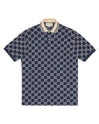 Gucci Embroidered Gg Polo Shirt