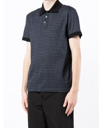 Salvatore Ferragamo Logo Print Polo Shirt