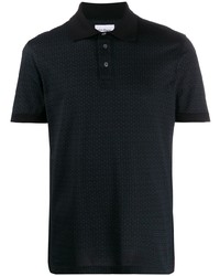 Salvatore Ferragamo Logo Print Polo Shirt