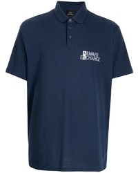 Armani Exchange Logo Print Polo Shirt