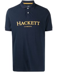 Hackett Logo Print Polo Shirt