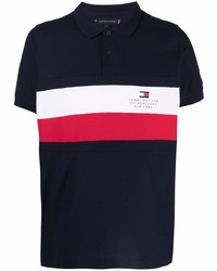 Tommy Hilfiger Logo Stripe Polo Shirt
