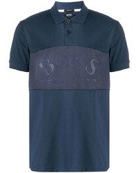 BOSS Mesh Panel Logo Polo Shirt