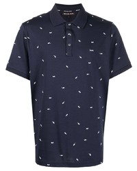Michael Kors Michl Kors Sunglasses Print Short Sleeved Polo Shirt
