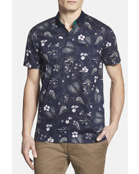 Ted Baker London Normat Floral Print Polo