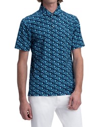 Bugatchi Ooohcotton Tech Polo In Teal At Nordstrom