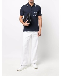 Valentino Optical Print Pocket Polo Shirt