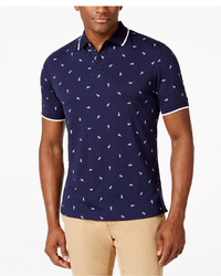 Club Room Performance Uv Protection Sailboat Print Polo Only At Macys