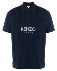 Kenzo Sport Logo Print Polo Shirt