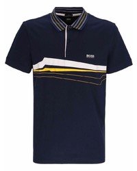 BOSS Stripe Print Polo Shirt