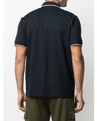 Emporio Armani Textured Knit Polo Shirt