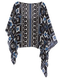 Vince Camuto Plus Size Graphic Poncho Top