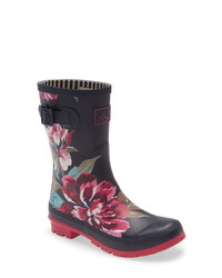 Joules Print Molly Welly Rain Boot