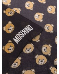Moschino Teddy Print Modal Scarf
