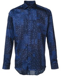 Etro Micro Paisley Print Shirt