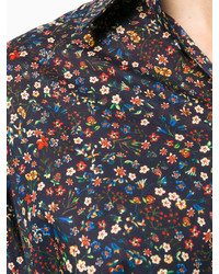 Dsquared2 Floral Collared Print Shirt