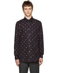 Paul Smith Navy Patterned Shirt