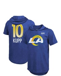 Majestic Threads Cooper Kupp Royal Los Angeles Rams Super Bowl Lvi Short Sleeve Hoodie T Shirt At Nordstrom