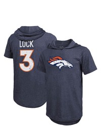 INDUSTRY RAG Fanatics Branded Drew Lock Navy Denver Broncos Player Name Number Tri Blend Hoodie T Shirt At Nordstrom